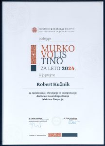 Murkova listina - Robert Kužnik Murkova listina - Robert Kužnik